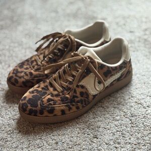 ME Makeover Essentials Leopard Print Shoes with Cream Lining